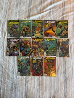 DC Aquaman Comic Book Lot of 13
