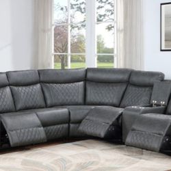 Recliner Sectional. Financing Available $53 Downpayment 