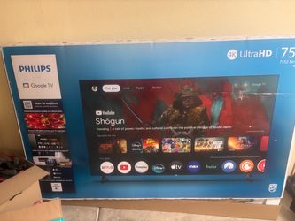 Philips 75" 4K UHD Google TV – 7552 Series