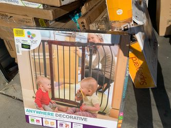 Anywhere decorative designer wood and metal gate