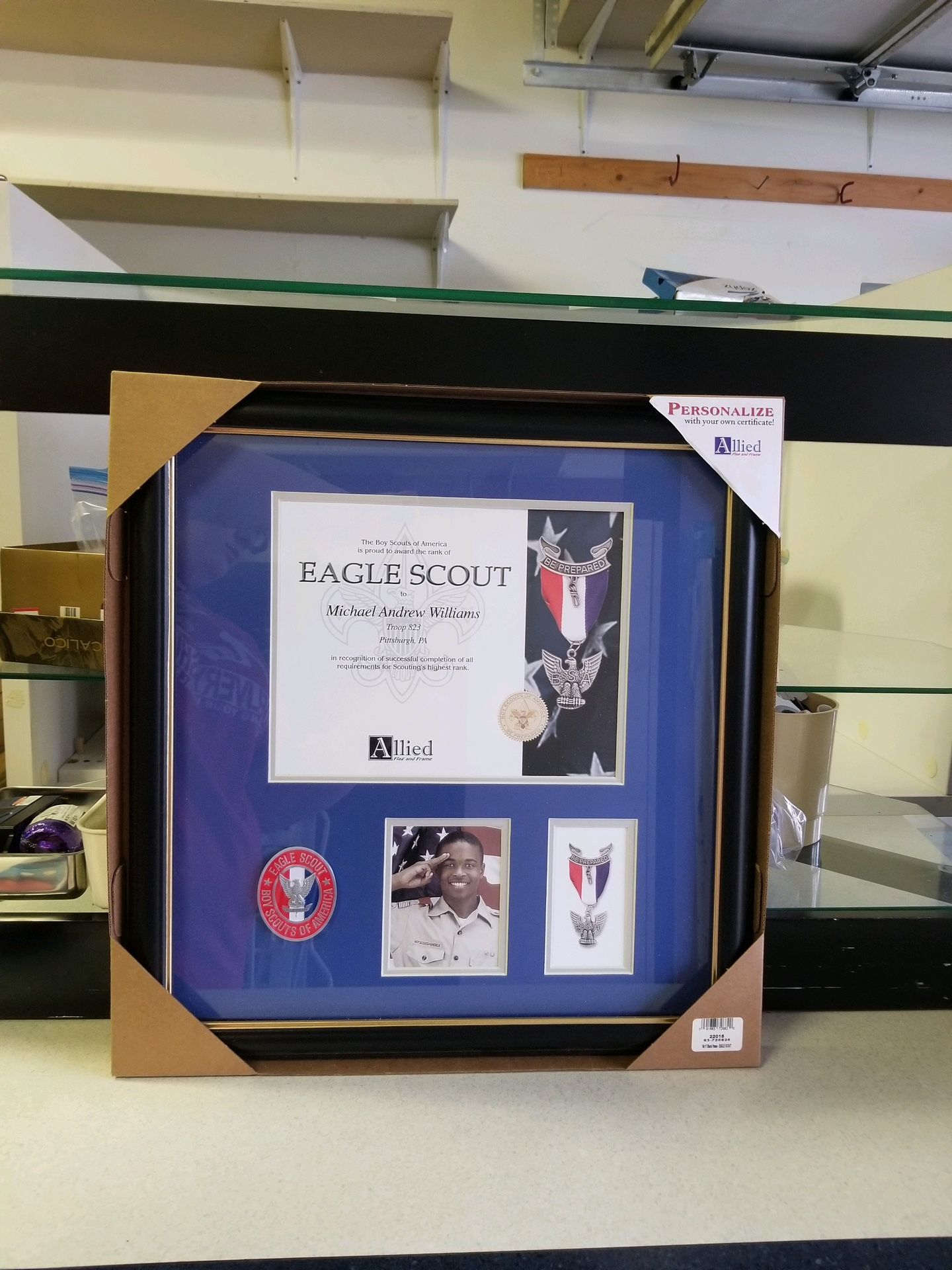 Eagle Scout Commemorative Frame