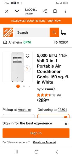 Visani 5000 btu