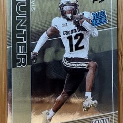 Travis Hunter (RC) 2025 Panini National Rated Rookie Diamond Plate #RR4 Jaguars
