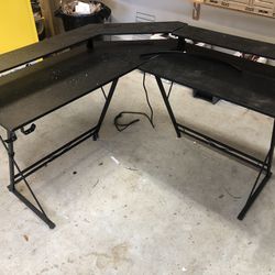 Desk With Outlet Strip $30