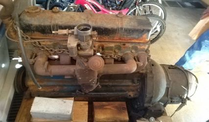 Early 235 Chevy motor