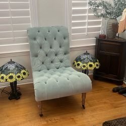 Matching Set Of Stained Glass Lamps 