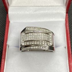 14k White Gold Diamond Ring