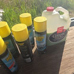 Glass Cleaner Spray And Griot's 3 In 1 Car Wash