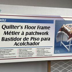 Quilters DRITZ quilt frame stand holder pvc sewing quilting