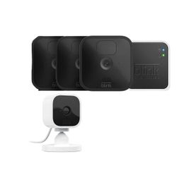 Blink Camera Set Of 3 Wireless Outdoor Cameras & 1 Indoor Camera