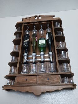 Whiskey , Rum or Brandy Dispenser / Display