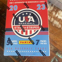 2023 USA Baseball Cards Stars and Stripes Blaster Box