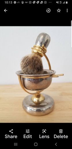 Vintage Shaving Bowl and Brush
