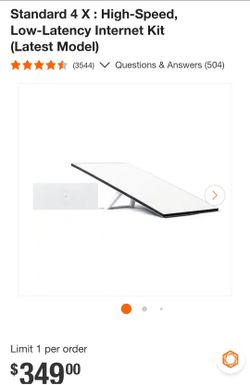Starlink Standard 4X High-Speed Internet Kit