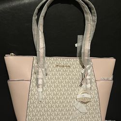 Michael Kors Charlotte Large Top-Zip Tote Bag