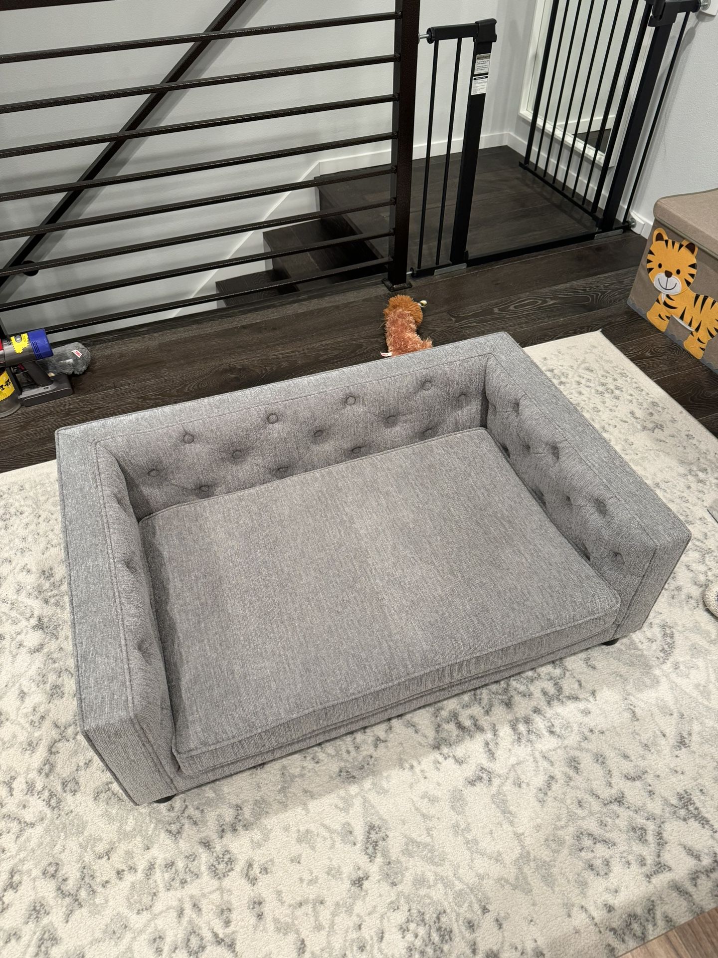 La-Z-Boy Grey Dog Sofa