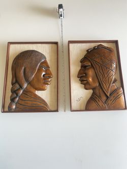 1960’s Hand Bolivian Carved Art 