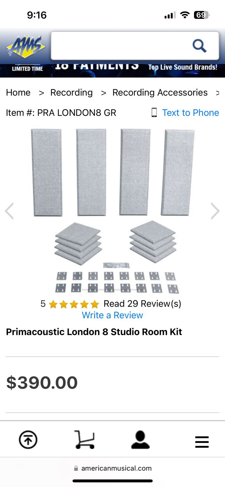 Acoustic Treatment for Room 