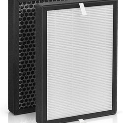 GL-FS32 Replacement Filter Compatible with Mooka Air Replacement Filter and AZEUS/KOIOS Air Purifiers 3-IN-1 Air Cleaner for Home FS32 True HEPA, Pre-