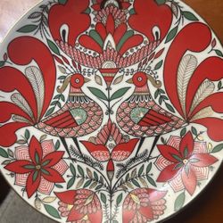 Hand Decorated Plate St. Petersburg Russia