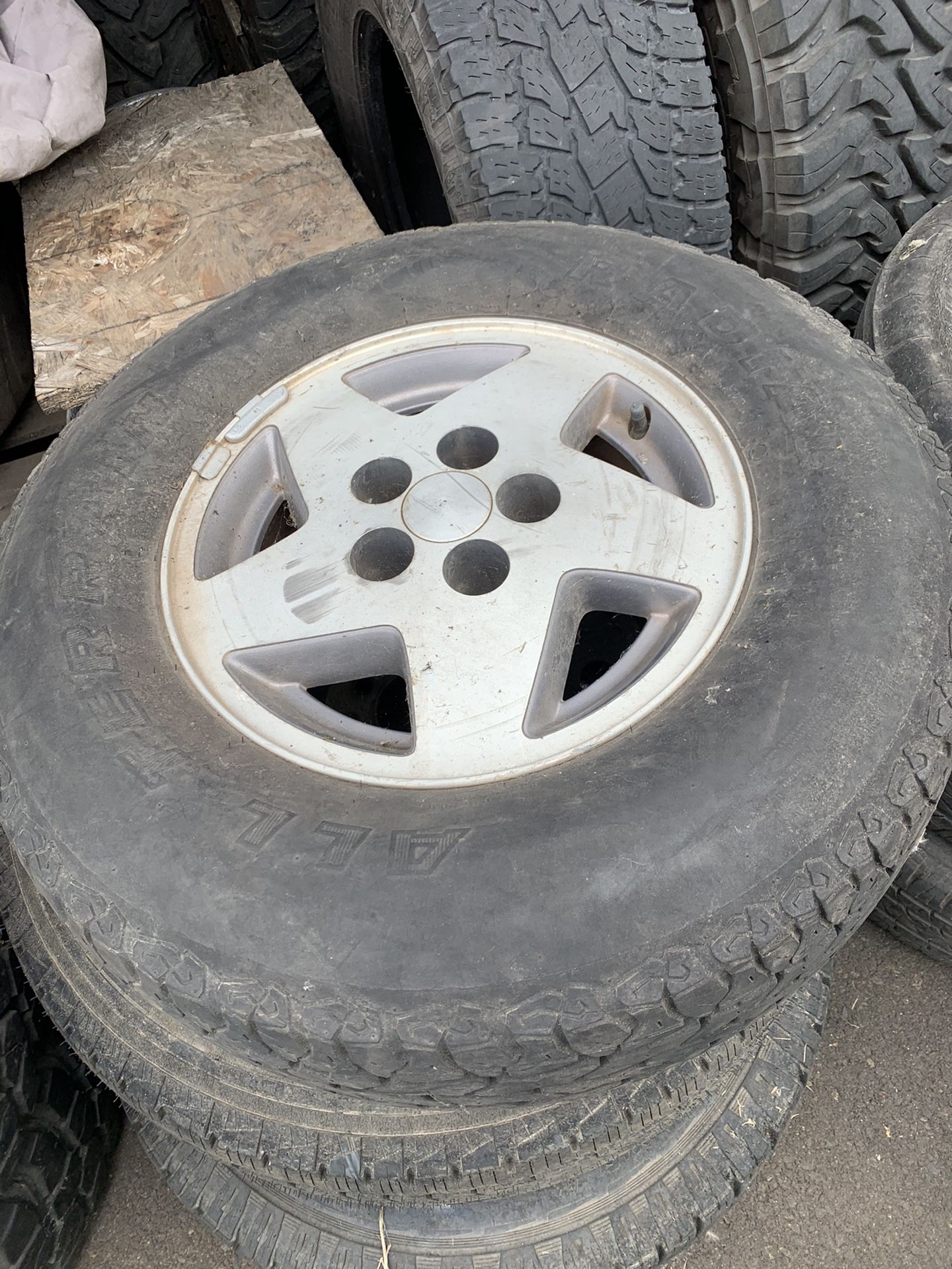 Older Chevy Gm Wheel Tire