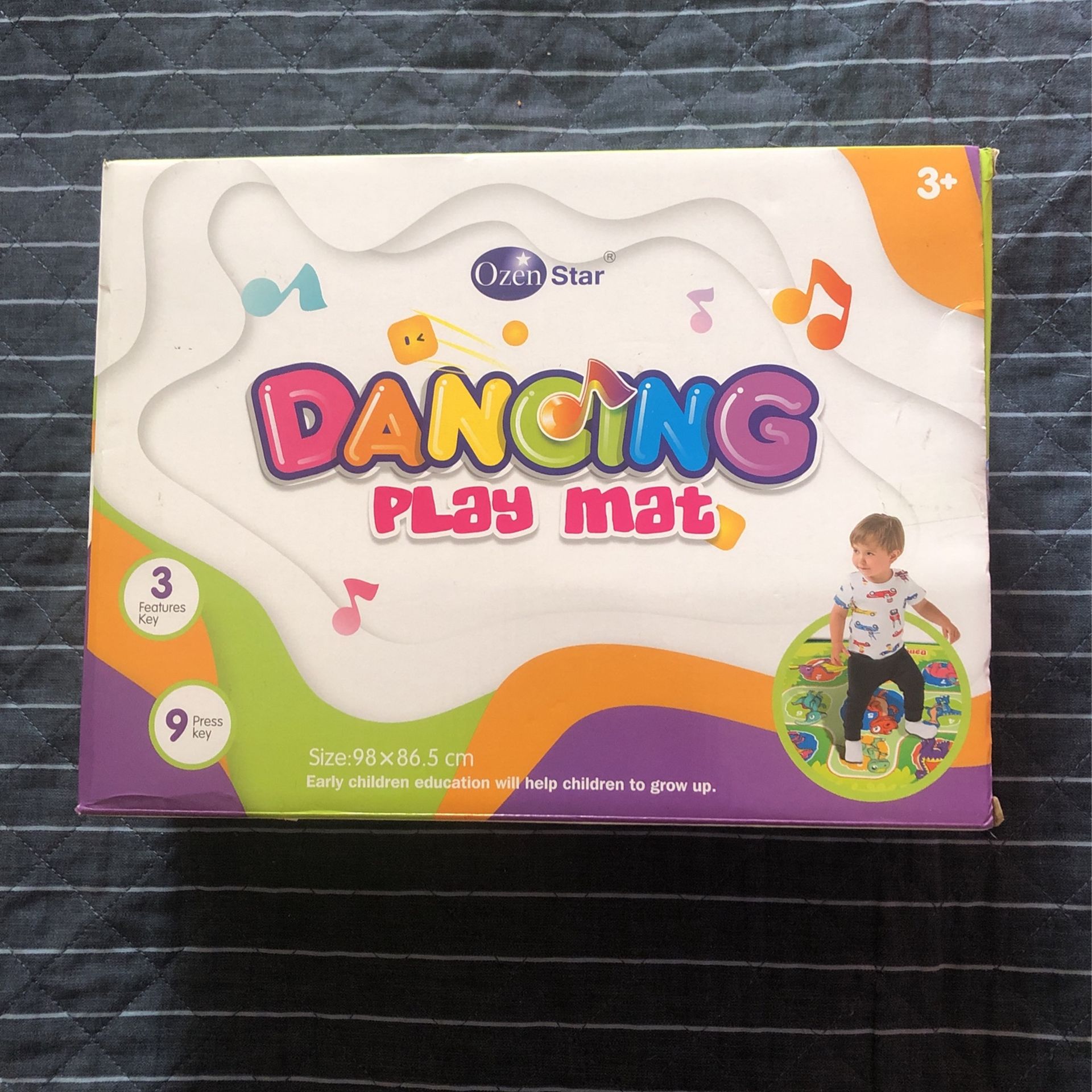 Dancing play mat for a small girl