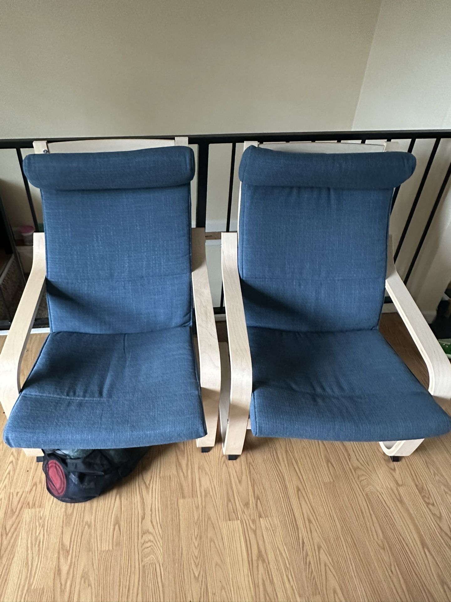 Set of two IKEA Chairs (includes cushion)