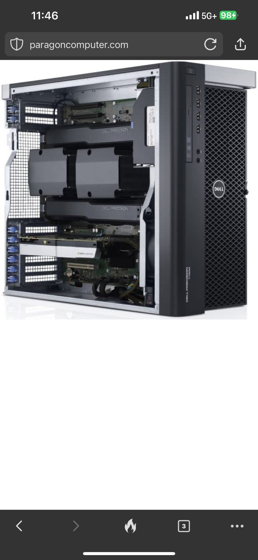 Dell Precision 5600 Dual Xeon CPU