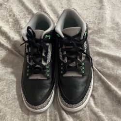 Jordan 3 Mint Black Shoes Size 11M