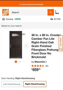 New Masonite Exterior Door