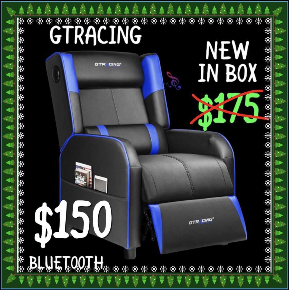 GTRACING GAME CHAIR RECLINER NEW