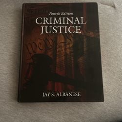 4th Edition Criminal Justice - Jay S. Albanese