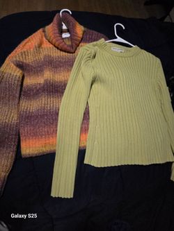 Womens Sweaters each or  both for $8.