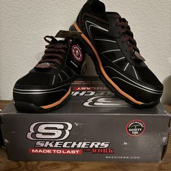 Men’s Sketcher’s Size 12  Shoes Black & Orange