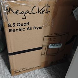 MegaChef Air Fryer Black 8.5 Quart