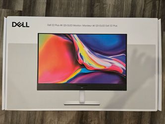 Brand New Dell 32" QD-OLED 4K Monitor -  S3225QC - 120Hz, HDR, HDMI 2.1, 90W Power Delivery