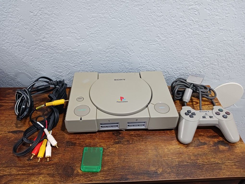 Official Sony PlayStation 1 (SCPH-1001) Console Complete ■Controller ■Memory