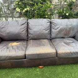 Leather Couch 