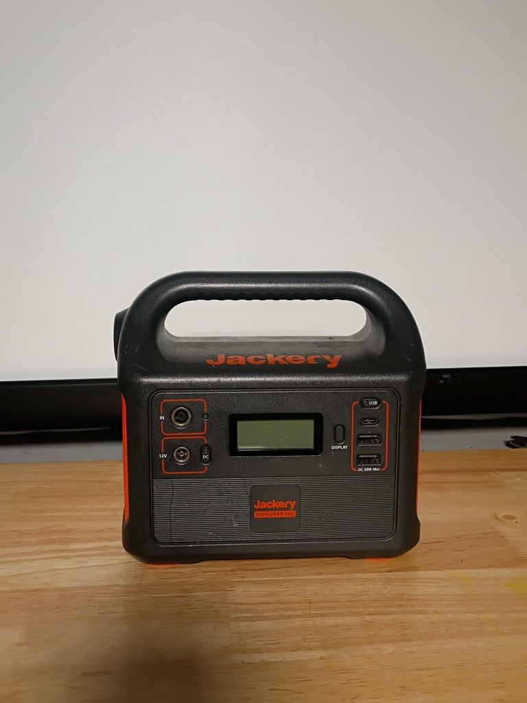 Jackery Explorer 160 Portable Power Station(power cord not included)