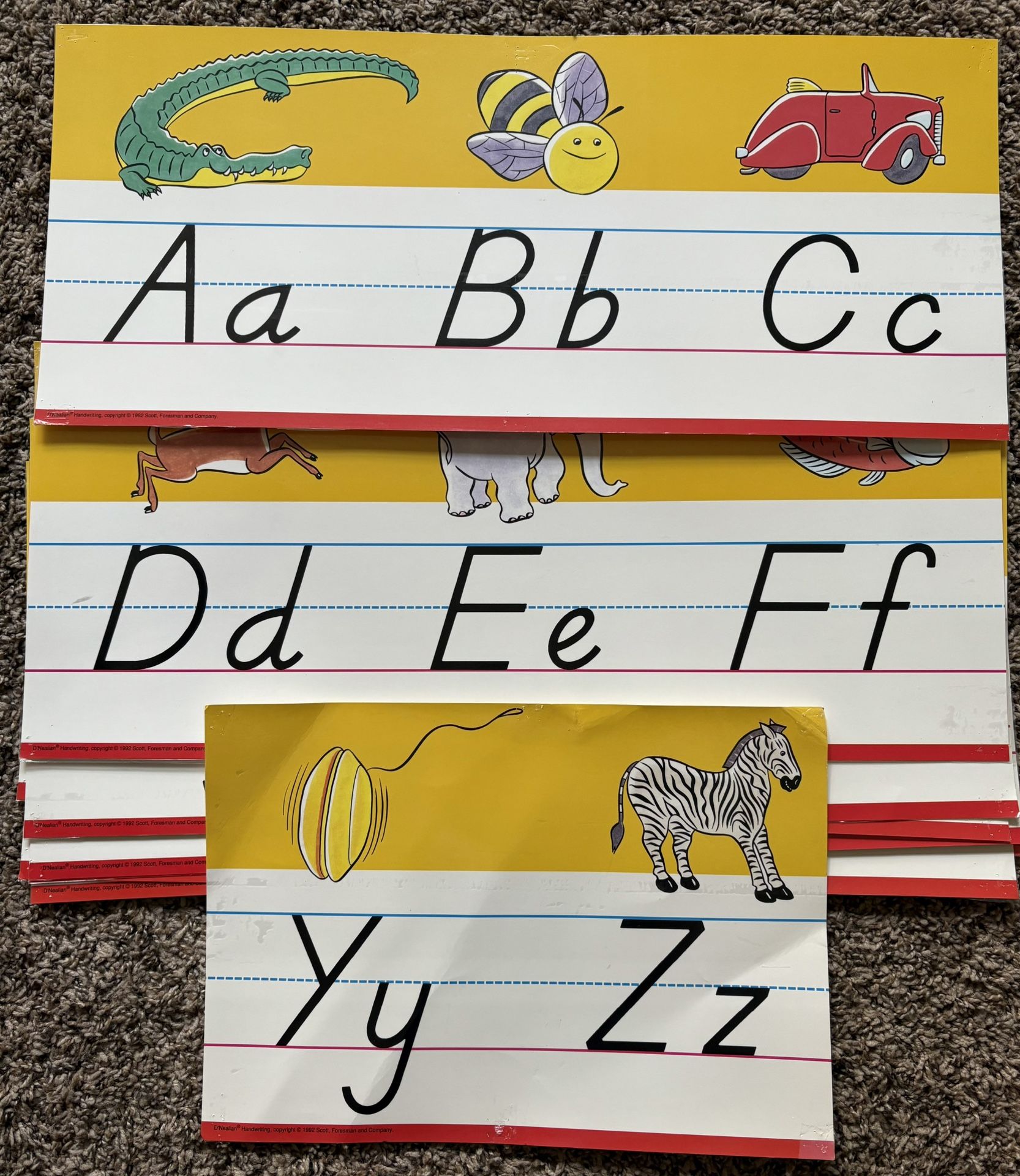 Classroom Alphabet Line Posters
