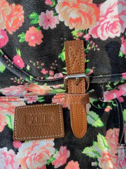 Pink, Grom Victoria Secret canvas backpack in great condition.