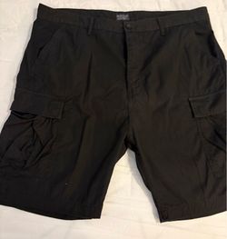 Levi's Mens Cargo Shorts Black Loose Fit (Size 40)