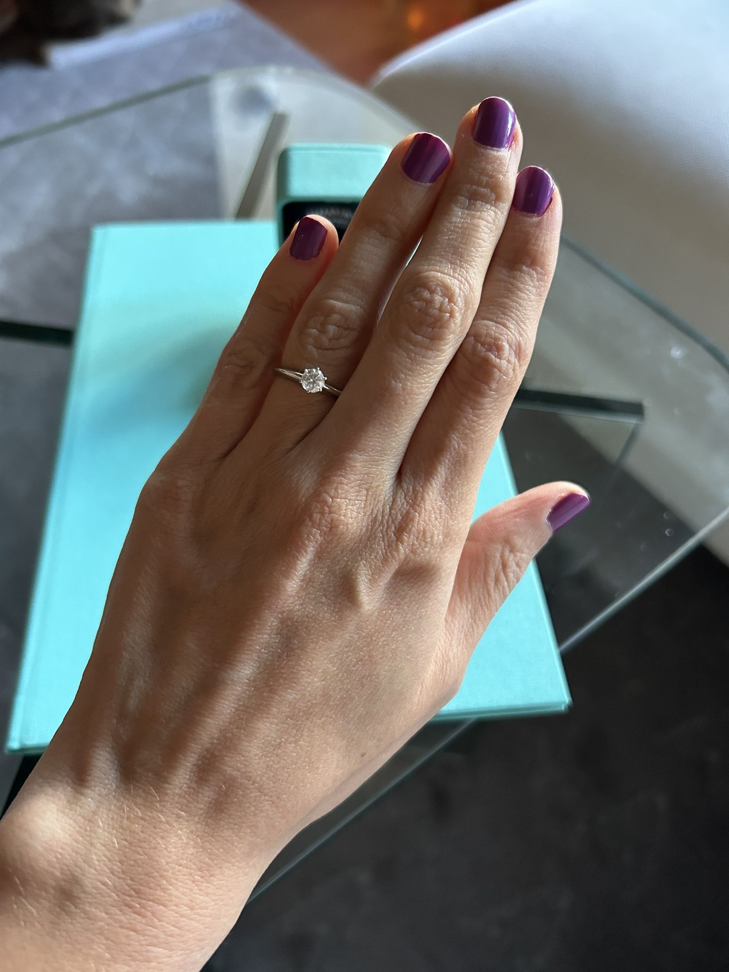 Tiffany & Co. Solitaire Diamond Engagement Ring – .39ct, VVS1, G Color – $2,900