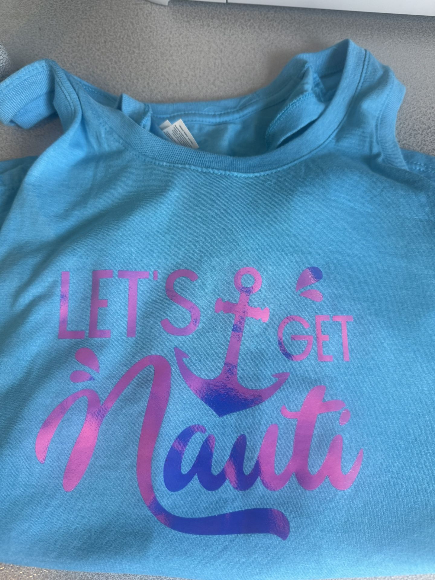 Let’s Get Nauti Handcrafted Tank Top Small