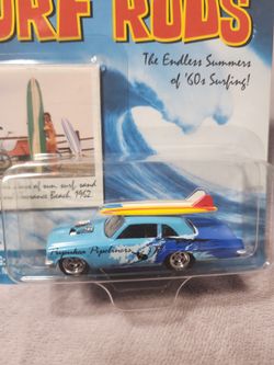 1966 PONTIAC TEMPEST 2001 JOHNNY LIGHTNING SURF RODS 1:64 DIE-CAST