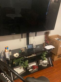 Tv and Glass Stand
