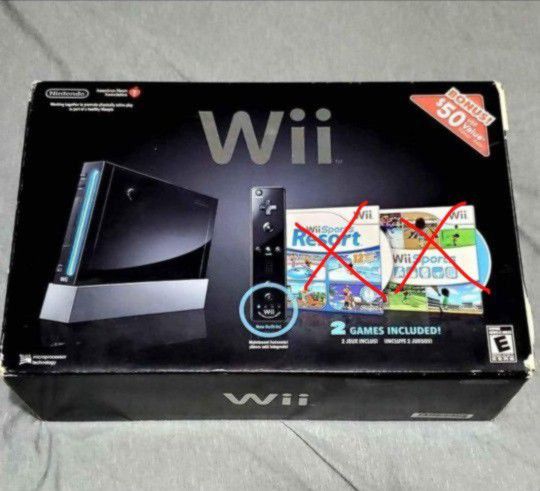 Black Nintendo Wii 