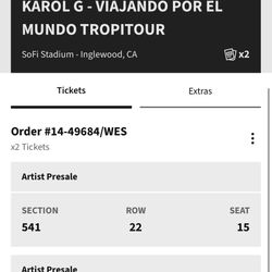 Karol G Tickets 