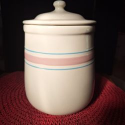 VINTAGE LARGE MCCOY CANISTER/COOKIE JAR