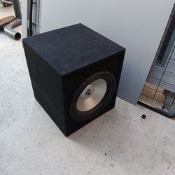 12 Inch Ported Box And 600 Watt Woofer